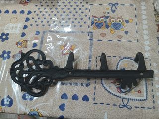 Appendiabiti Chiave Metallo Nero