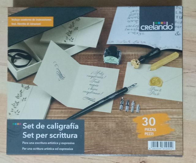 Set de caligrafía