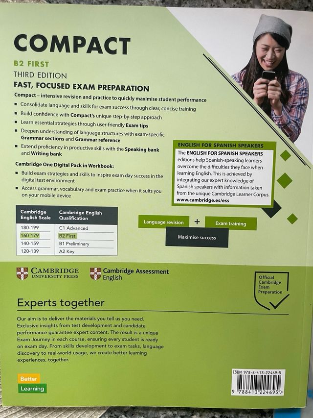 Compact First Students Book without Answers Eng...