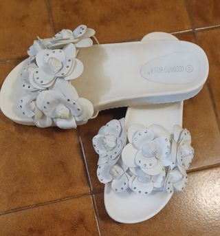 Ciabatte Seconda Pelle bianche