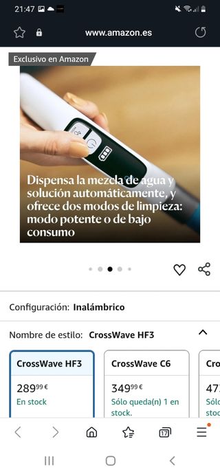 BISSELL CrossWave HF3 aspiradora