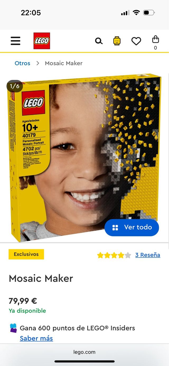 Lego Mosaic Maker 40179