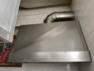 Campana extractora acero industrial