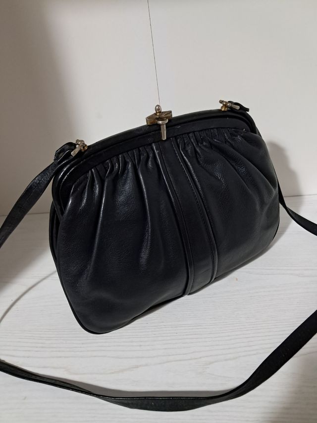 Borsa a mano vintage nera