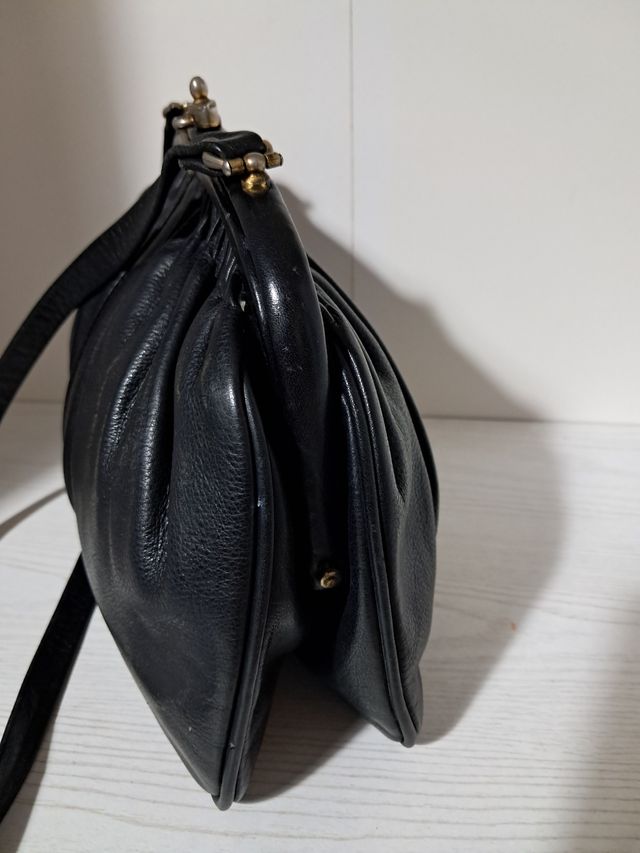 Borsa a mano vintage nera