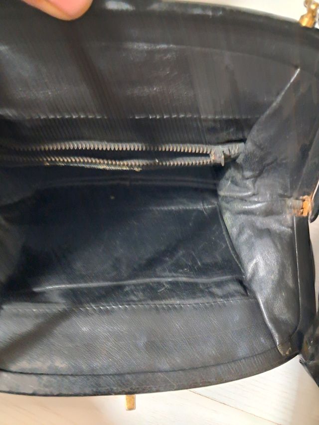 Borsa a mano vintage nera