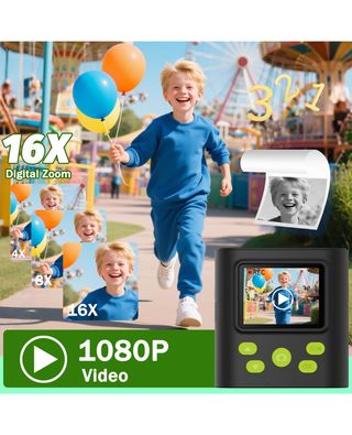★ Cámara Autoimpresión de fotos B/N para niños