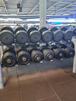 LOTE MAQUINA - MANCUERNEROS Y MANCUERNAS TECHNOGYM