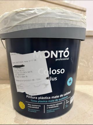 Pintura Montó Coloso Plus Mate
NCS S 0804 Y90 R