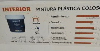 Pintura Montó Coloso Plus Mate
NCS S 0804 Y90 R