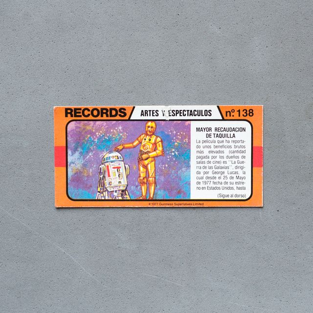 Cromos Bimbo Star Wars 1978