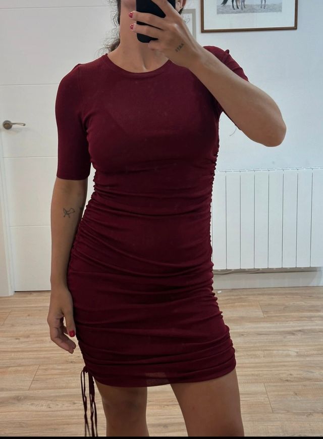 Vestido midi rojo verano