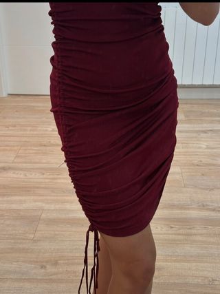 Vestido midi rojo verano