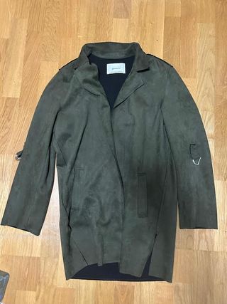 Chaqueta ante verde Stradivarius - T-S