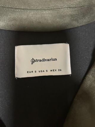 Chaqueta ante verde Stradivarius - T-S