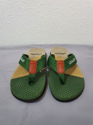 Sandalias Loullien - Beige y Verde