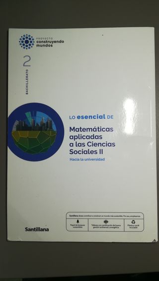 Libretilla Matemáticas Aplicadas a las Ciencias 2