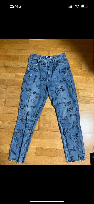 Vaqueros Stradivarius - Azul - Talla única