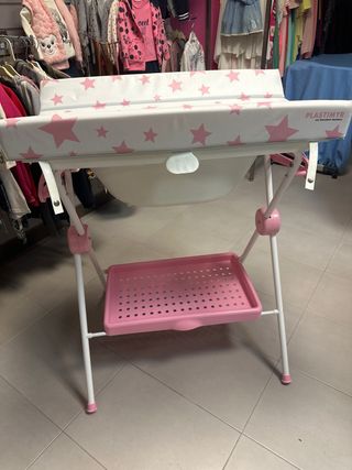 Bañera Bebe Plastimyr con cambiador nueva