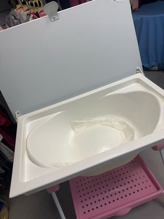 Bañera Bebe Plastimyr con cambiador nueva