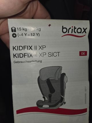Silla Britax Römer grupo 2/3