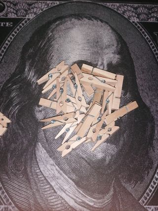 Mini mollette legno - 32pz