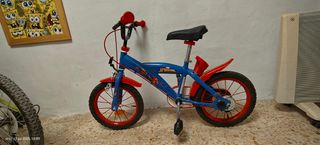 Bicicleta Spiderman 16" Niño