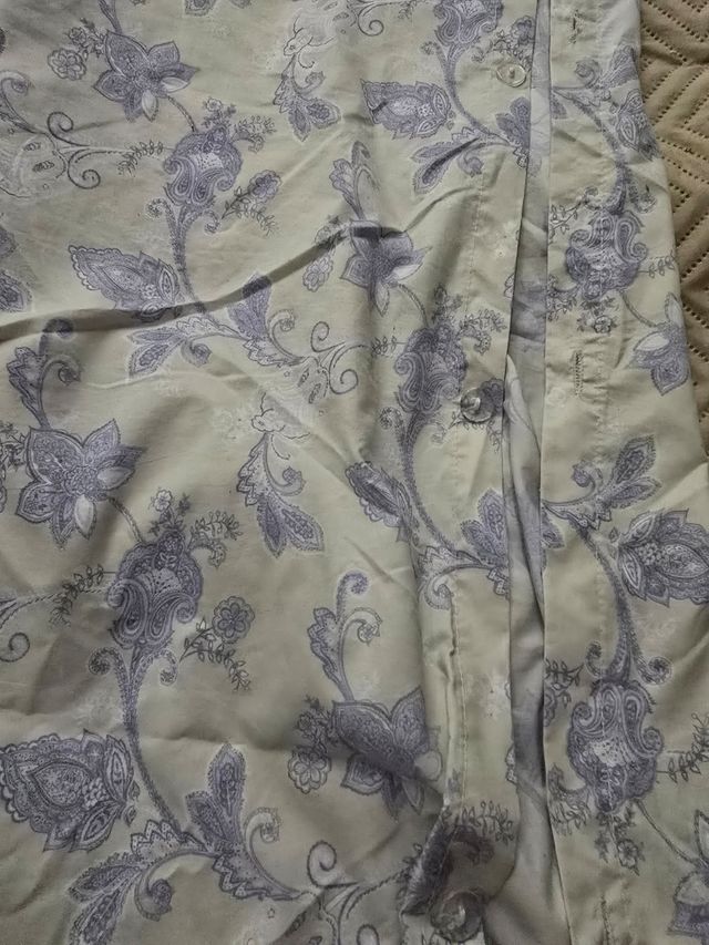 Funda nórdica 208x172cm - Azul y beige