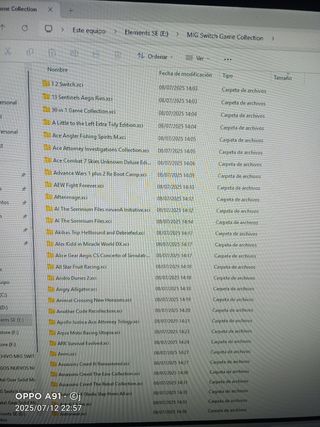Disco Duro con copias de seguridad  NintendoSwitch