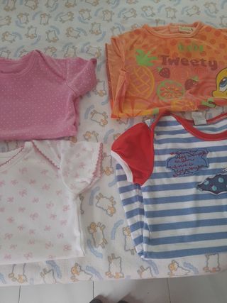5 bodys bebé (6-12 y 18 meses)