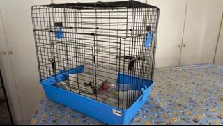 Jaula pajaros/roedores azul