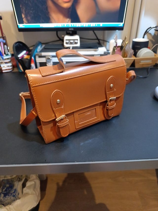 Bolso bandolera marrón