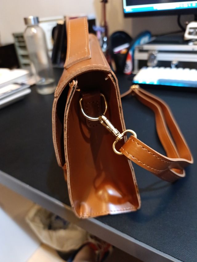 Bolso bandolera marrón