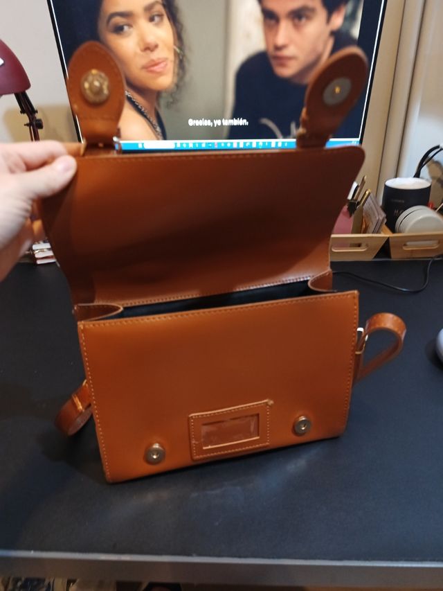 Bolso bandolera marrón