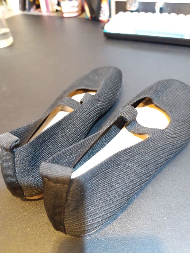 Balerinas negras -talla 36