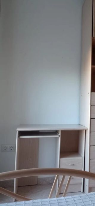 Muebles dormitorio juvenil marrón 