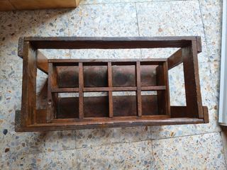 Caja madera antigua gaseosas