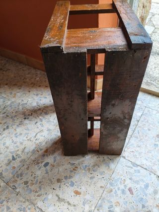 Caja madera antigua gaseosas