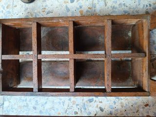 Caja madera antigua gaseosas