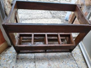 Caja madera antigua gaseosas