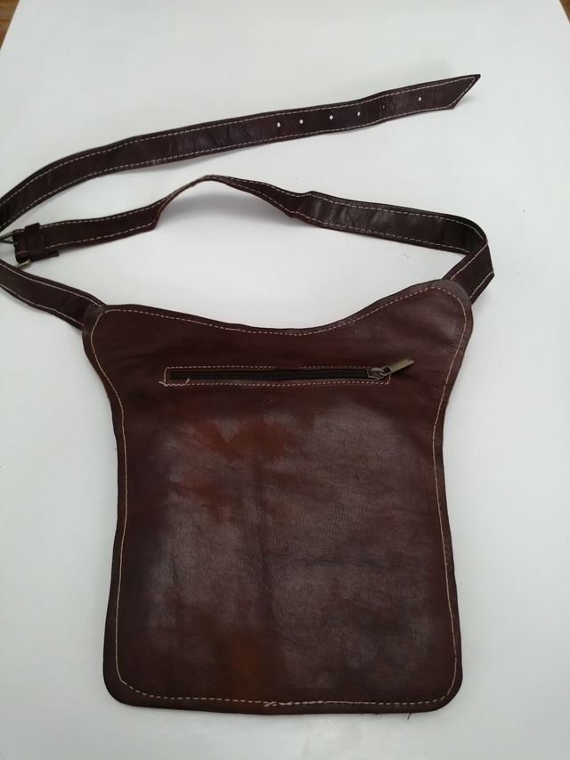 Riñonera Marrón Piel