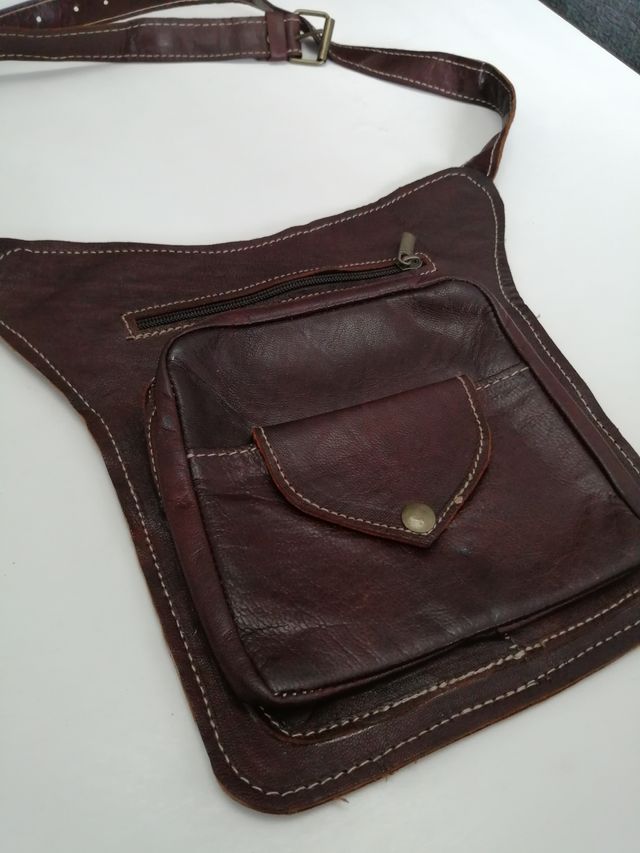 Riñonera Marrón Piel