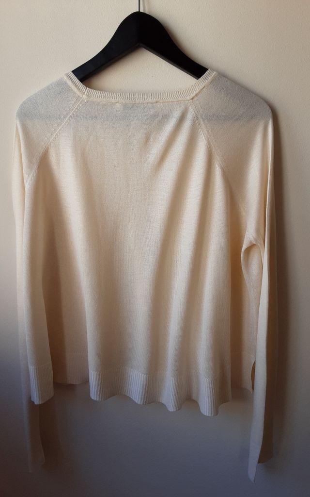 Jersey Zara beige ligero