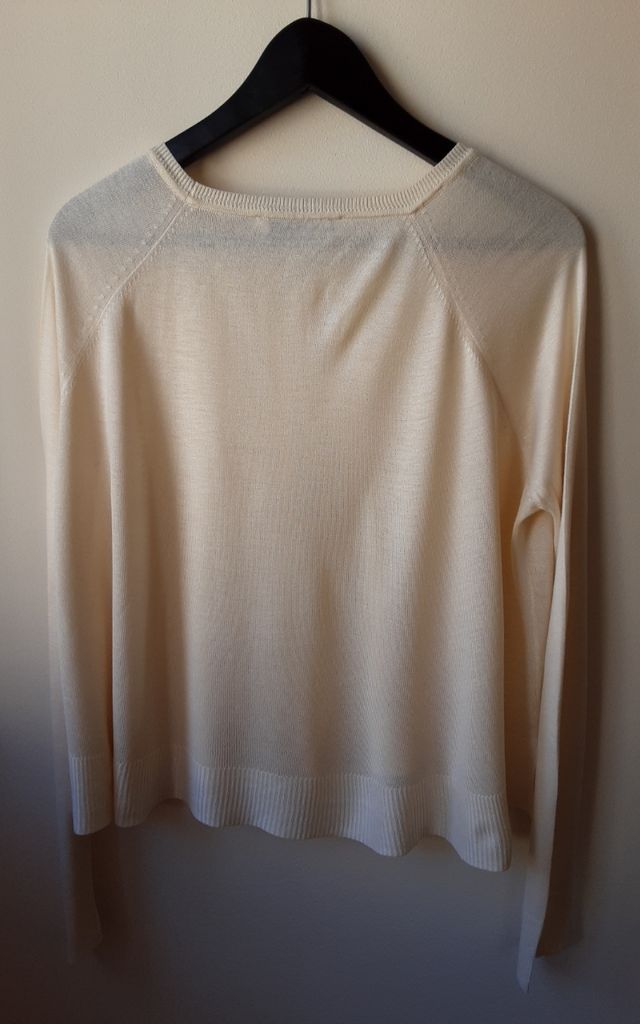 Jersey Zara beige ligero