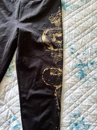 Leggins Boxeur des rues S neri e oro