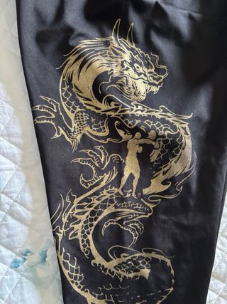 Leggins Boxeur des rues S neri e oro