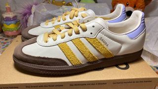 Adidas Samba amarillas y lila - 42.5 nuevas