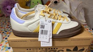 Adidas Samba amarillas y lila - 42.5 nuevas