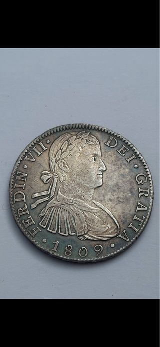 8 Reales 1809 México (EBC-) Fernando VII