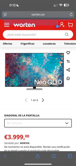 TV SAMSUNG 85" Neo QLED 4K
